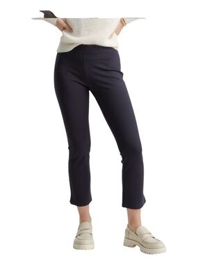 Quince Women’s Black Ultra Stretch Ponte Kick Flare Pants